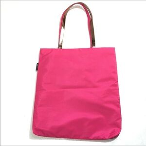 Lancome‎ Paris Macaroon Print Pink Reversable Tote